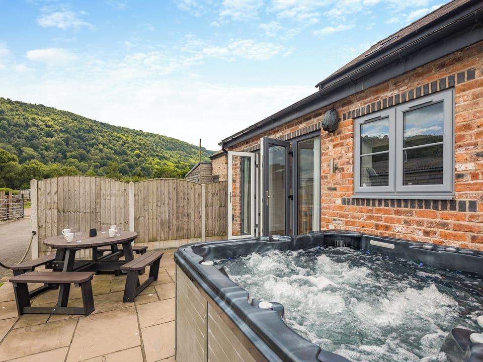 Terrace | Ty Felin - Vale of Llangollen Farm Cottages, Trevor, near Llangollen