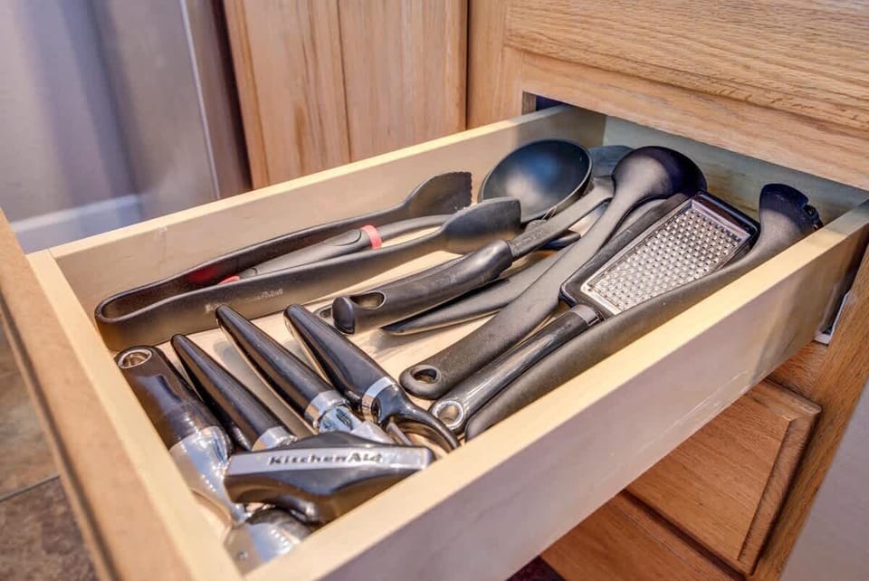 All the utensils you could possibly need on vacation