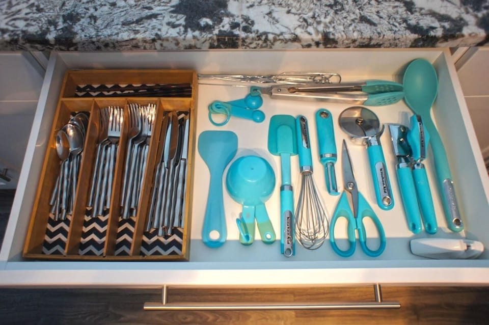 Every utensil you could possibly need on your vacation