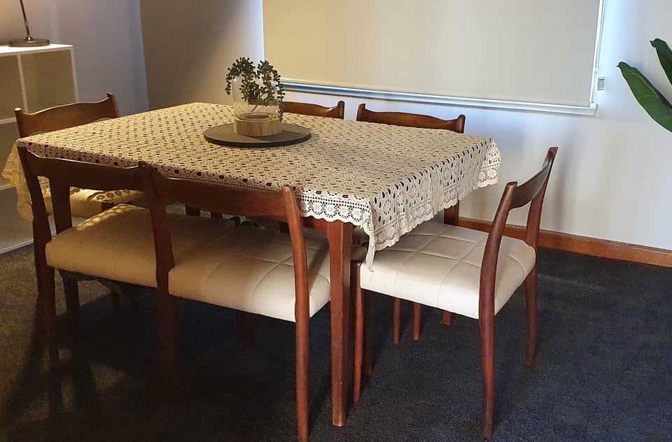 Mid century dining table for that special evening 🍸