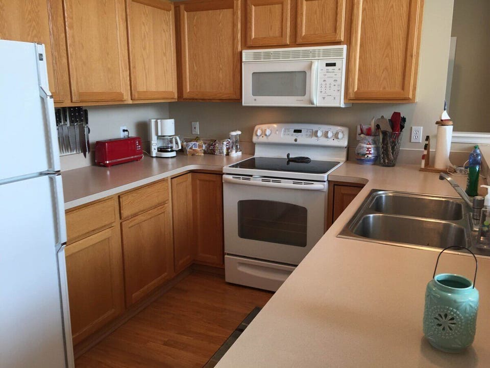 Kitchen with all the amenities