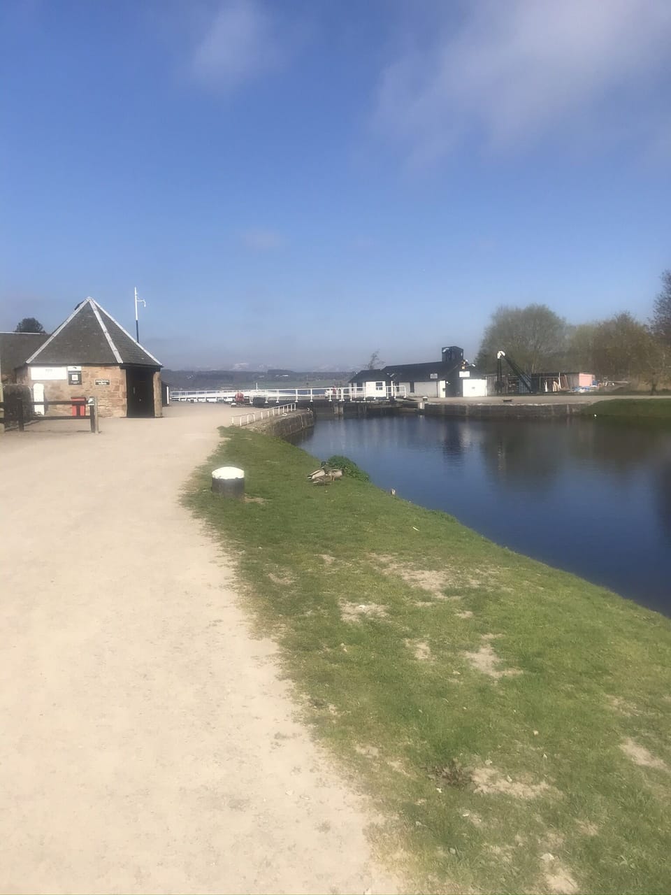 Clachnaharry locks on the Caledonian Canal