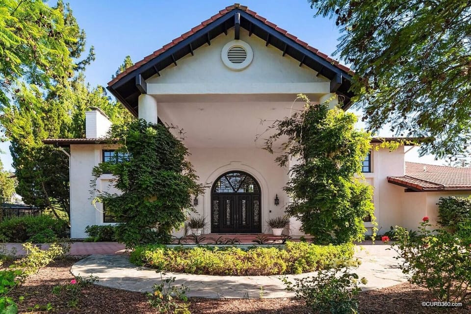 Front entrance of home