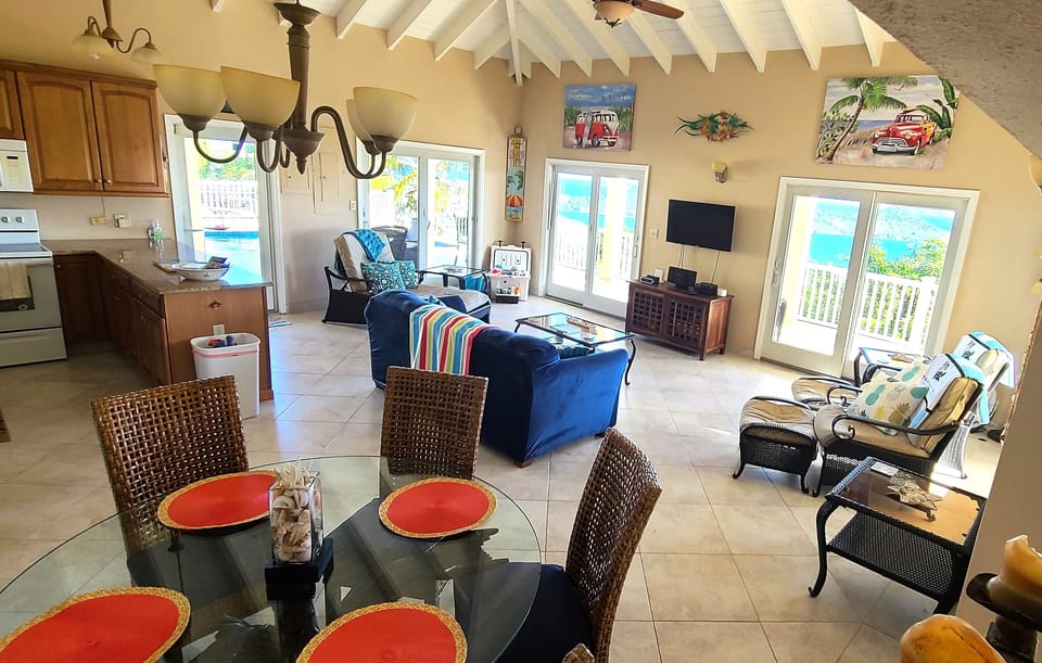 Spacious Great Room with beautiful views abound!