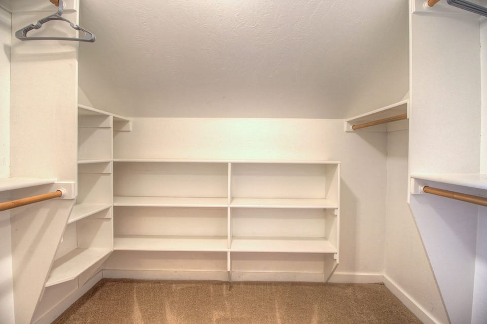 Master closet.