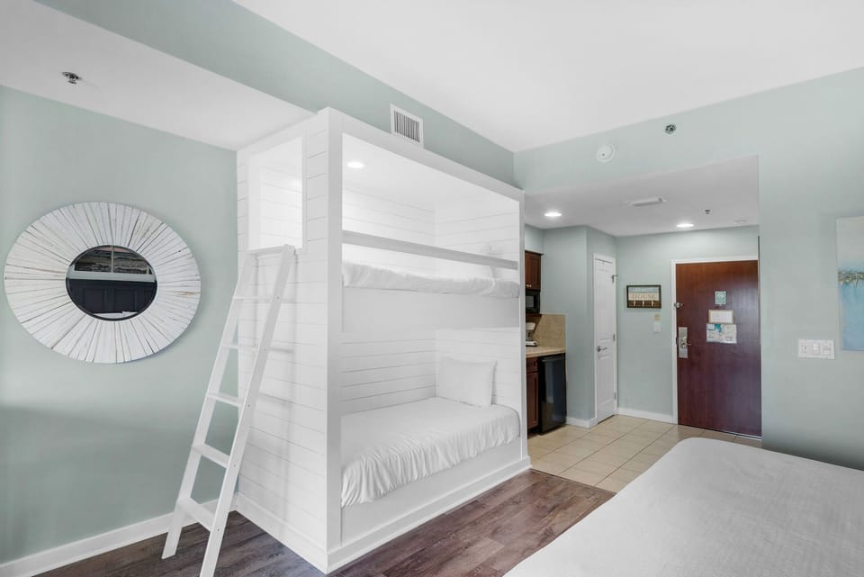 Bunk beds with ladder