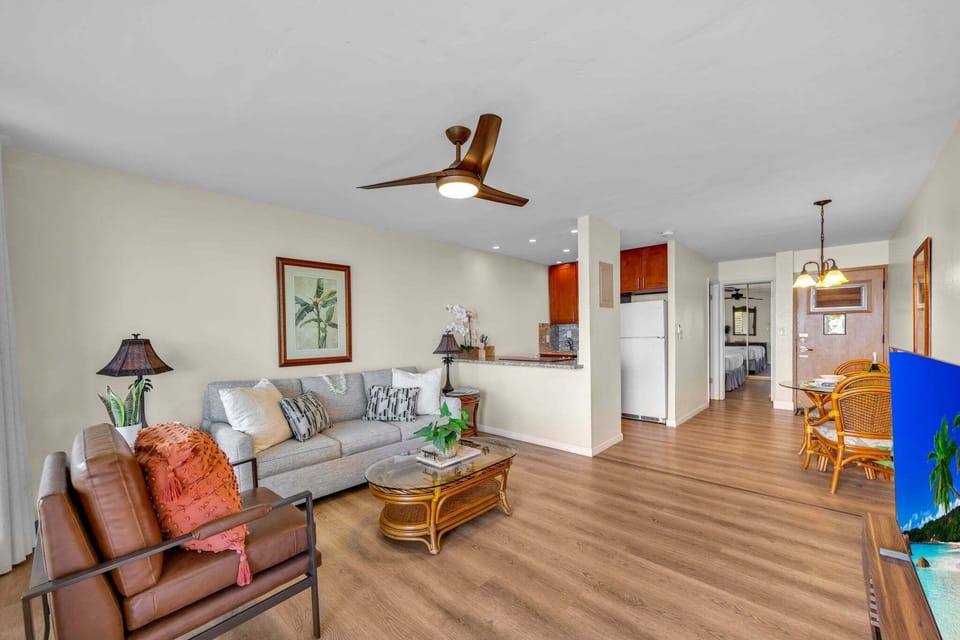Thoughtfully designed space for gathering, dining, and relaxing.