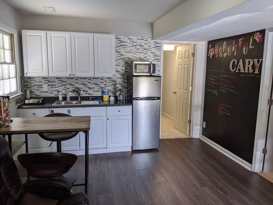 Downstairs guest suite.