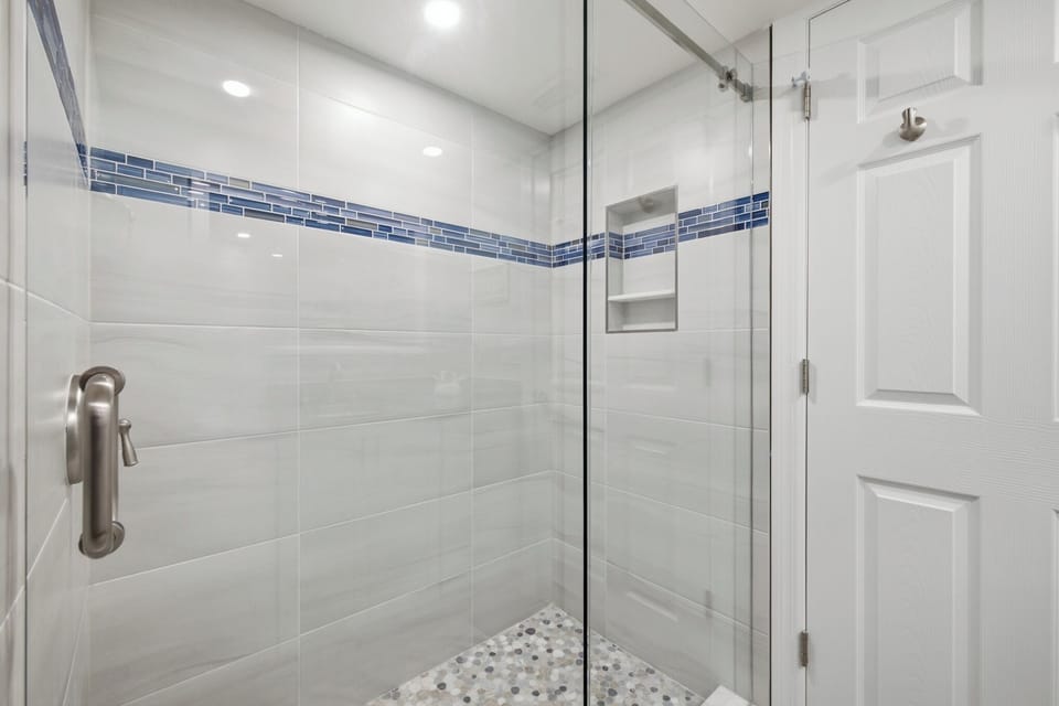 PRIMARY  BATH WITH WALK IN SHOWER