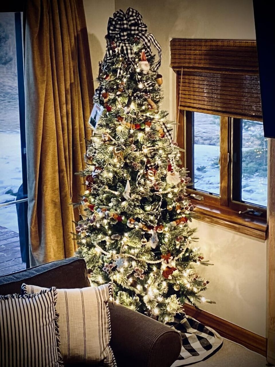 displayed during the holidays