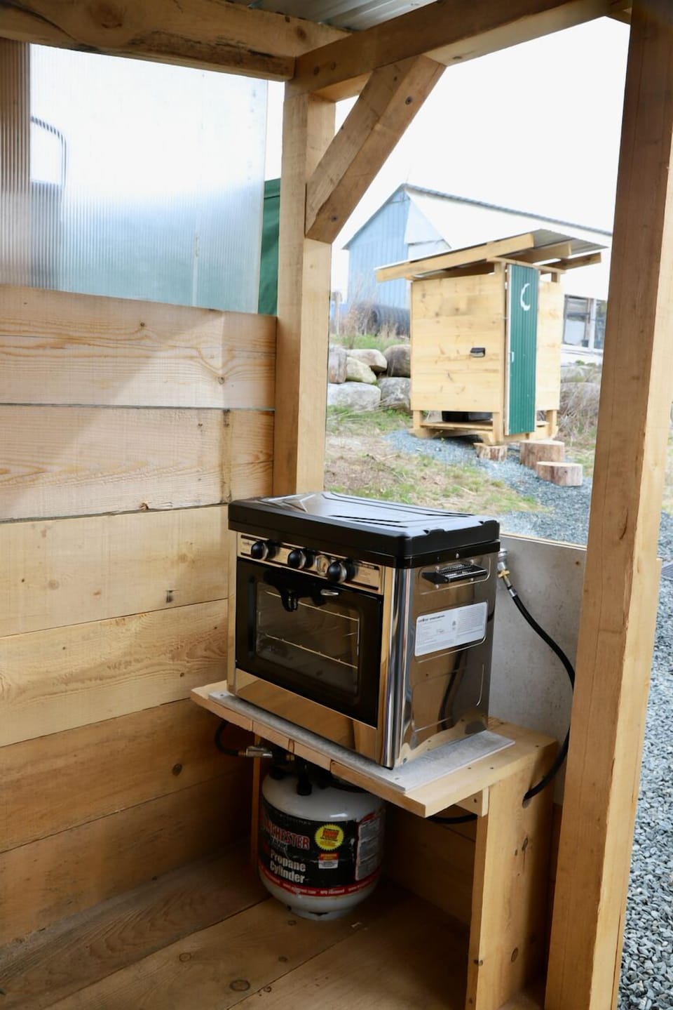Propane stove and oven