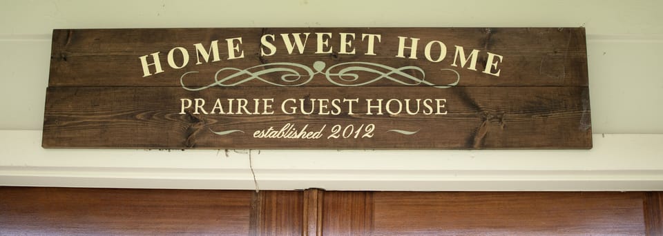 Outdoor wedding area