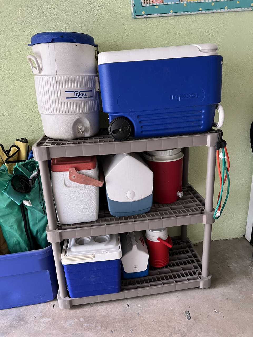 Different size coolers