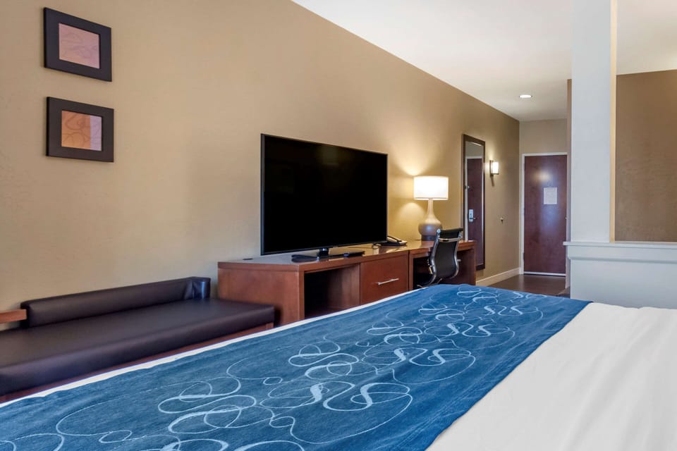 Suite, 1 King Bed with Sofa bed, Non Smoking | Pillowtop beds, desk, blackout drapes, iron/ironing board