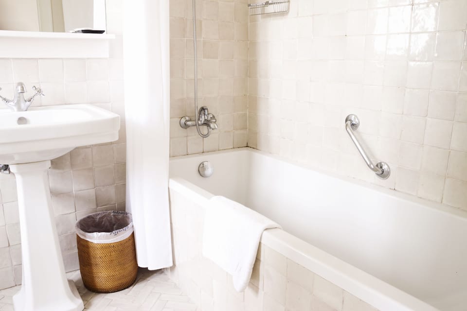 Free toiletries, hair dryer, towels