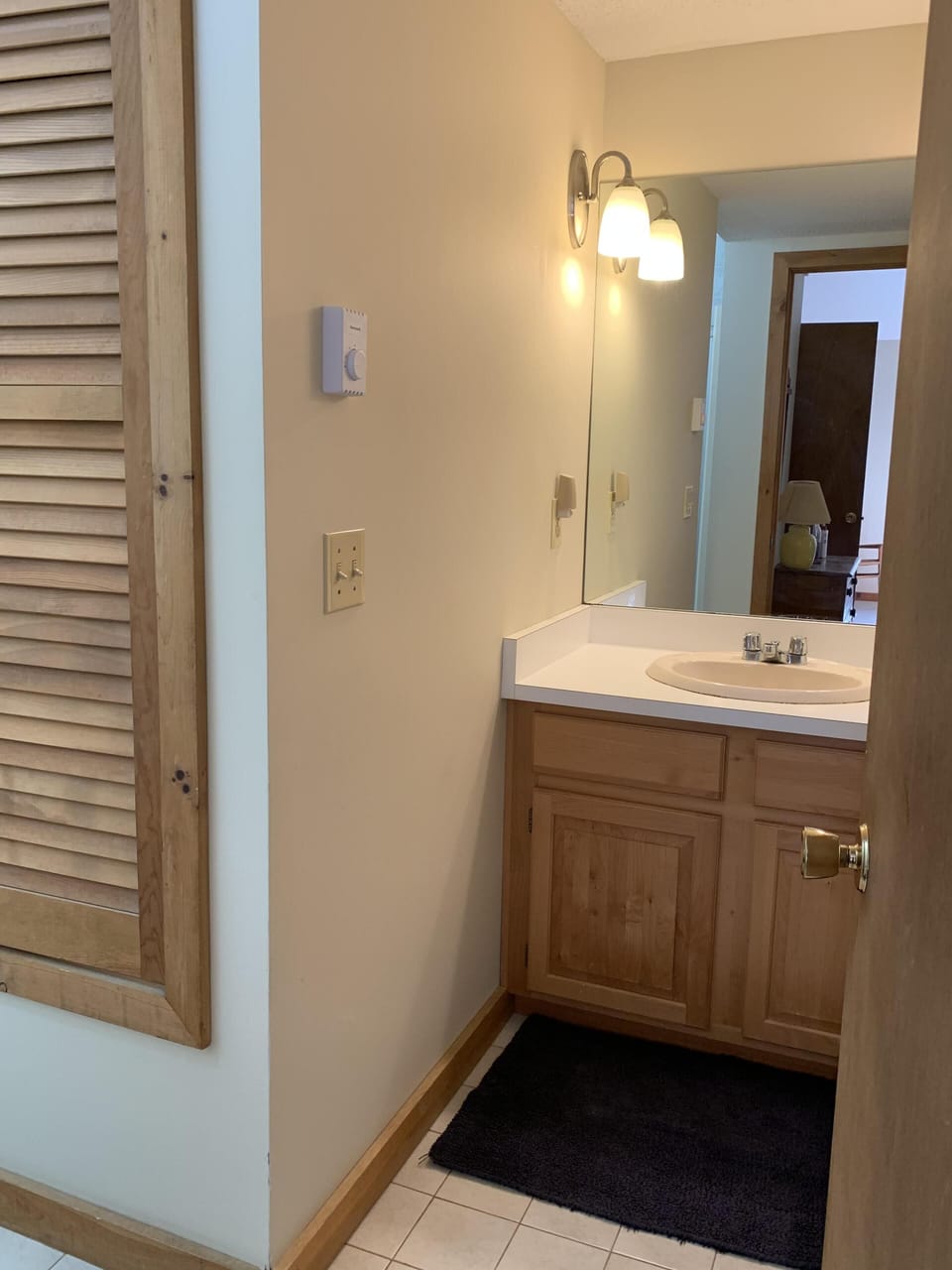 Master bathroom with full shower