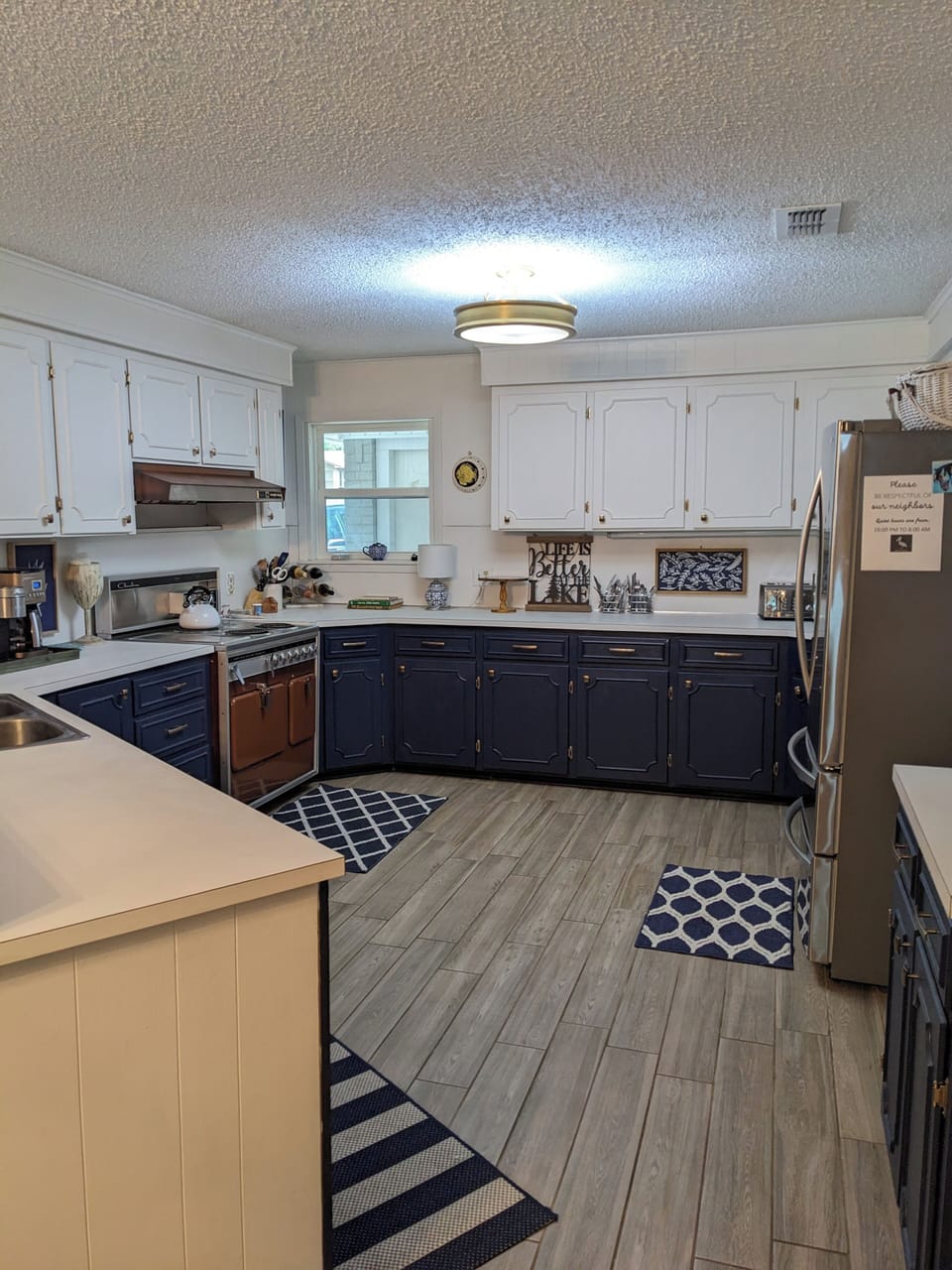 Large kitchen with unique Chambers stove