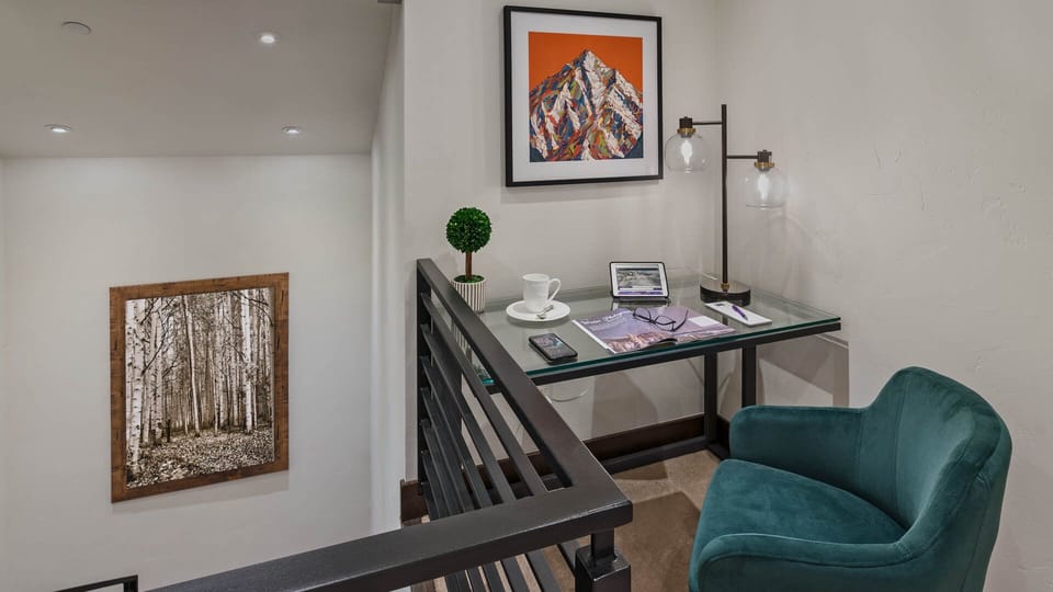 Upper level office area