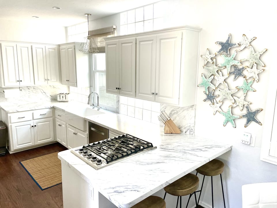 View of galley kitchen 