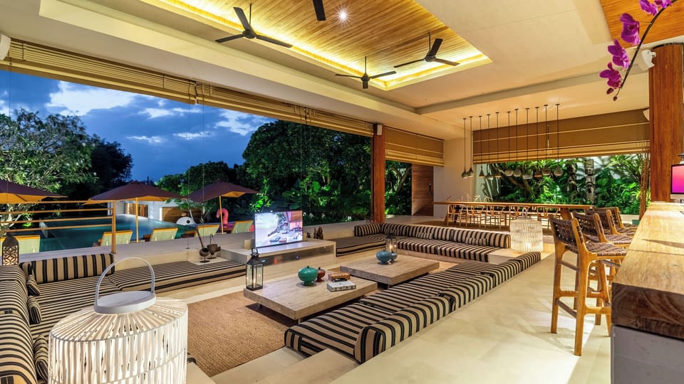 Villa, 5 Bedrooms | Living area | LED TV, DVD player