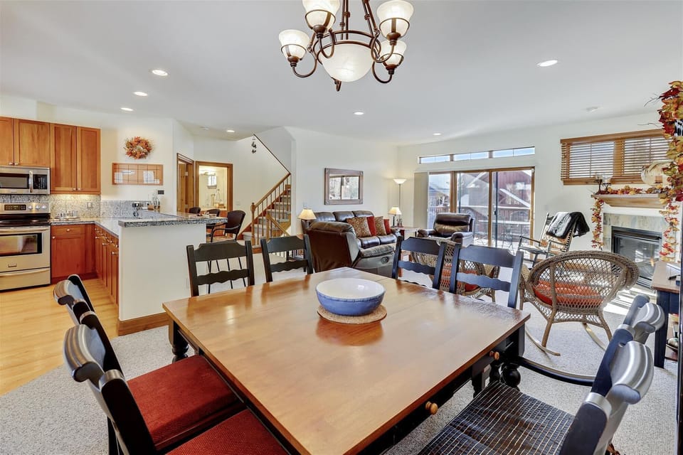 Dining Area - Highland Greens 66 - Breckenridge Vacation Rental