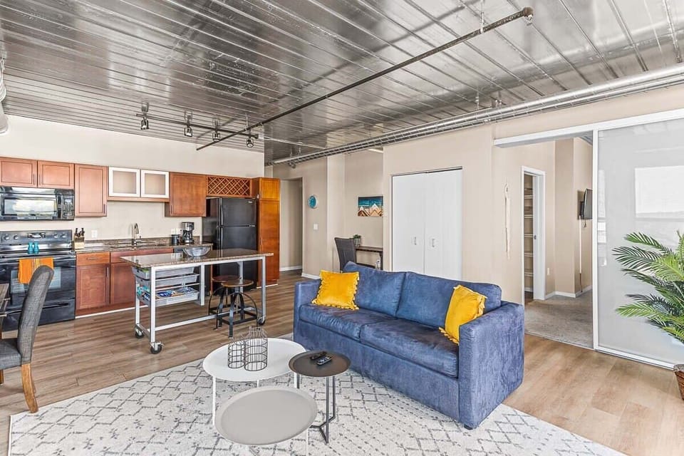 Comfortable seating and pull out couch for additional guests