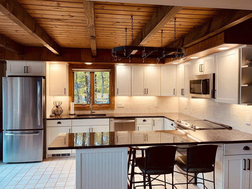Kitchen from the living room.
