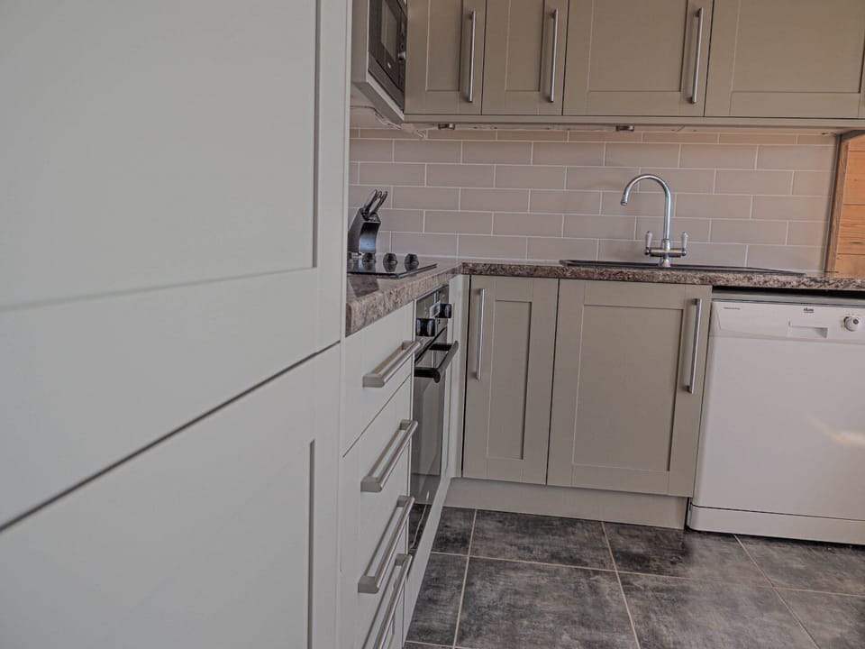 Kitchen with full size appliances