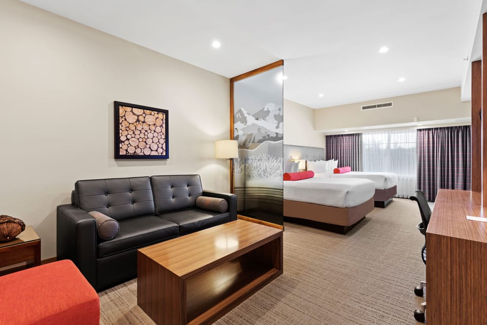 Premium bedding, pillowtop beds, in-room safe, desk