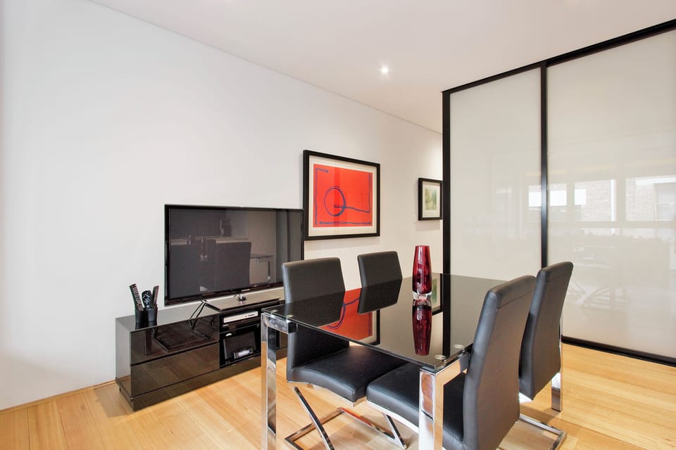 TV and dining table
