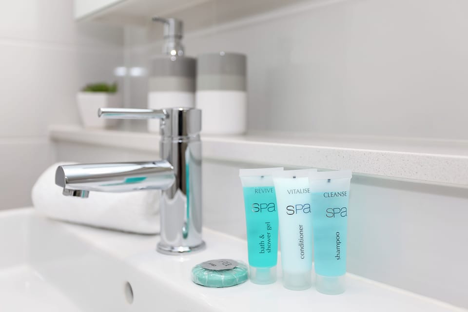 Toiletries provided
