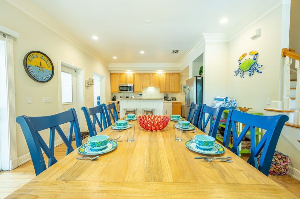 Large dining room table