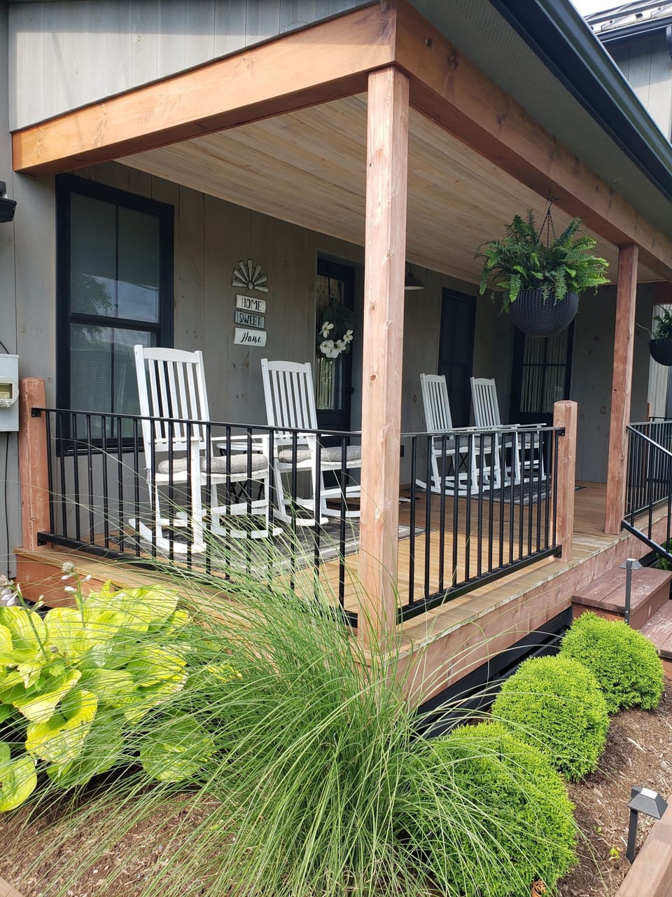 Relax on the front porch