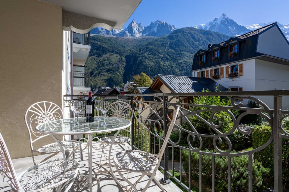 Mountain views from the balcony