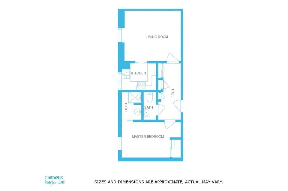 Floorplan for Paradis 18b