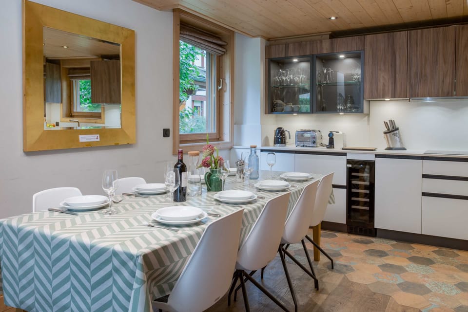 Large dining table for 8 people