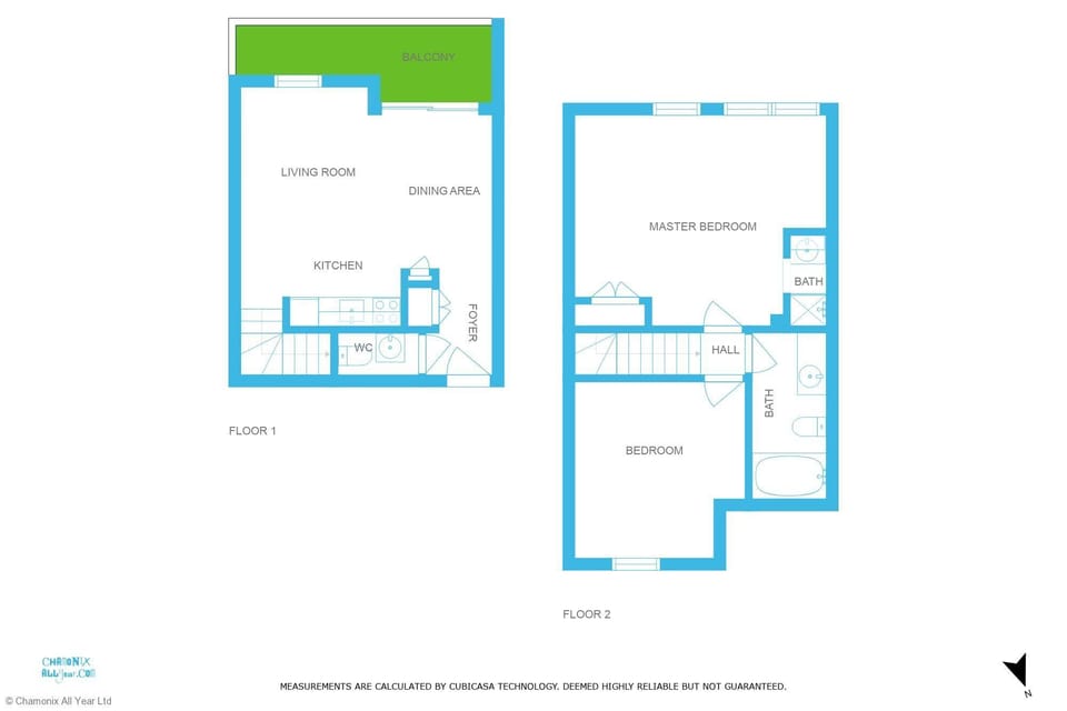 Les Sonnailles Apartment floorplan