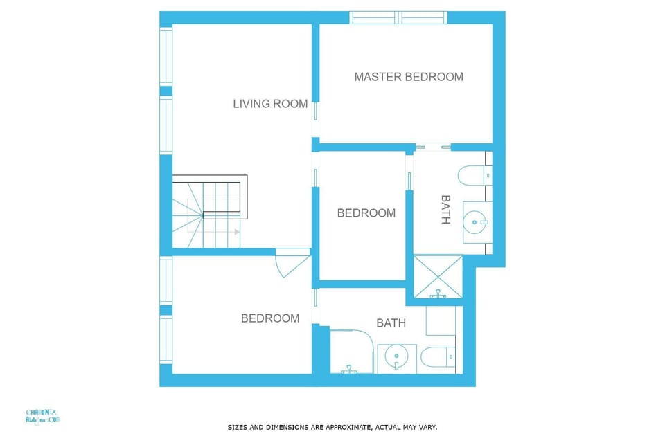 Rupicapra Floor plan upper floor