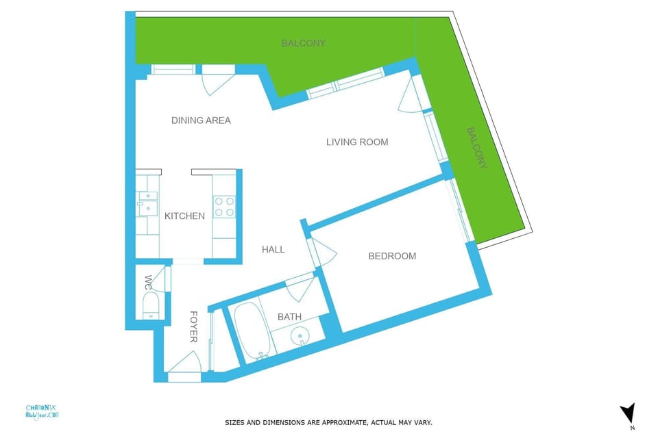 Le Brevent Apartment floorplan