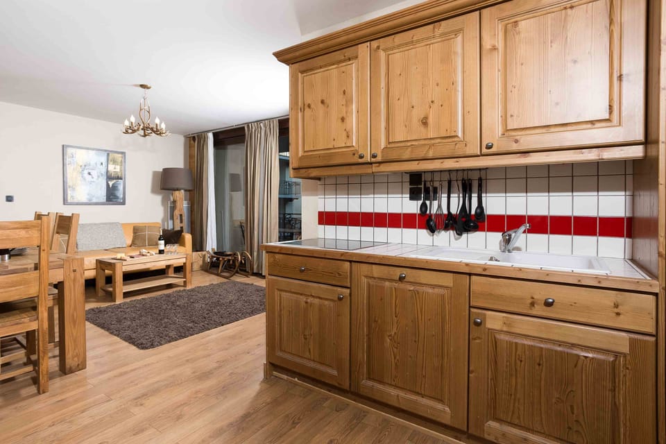 Open plan kitchen