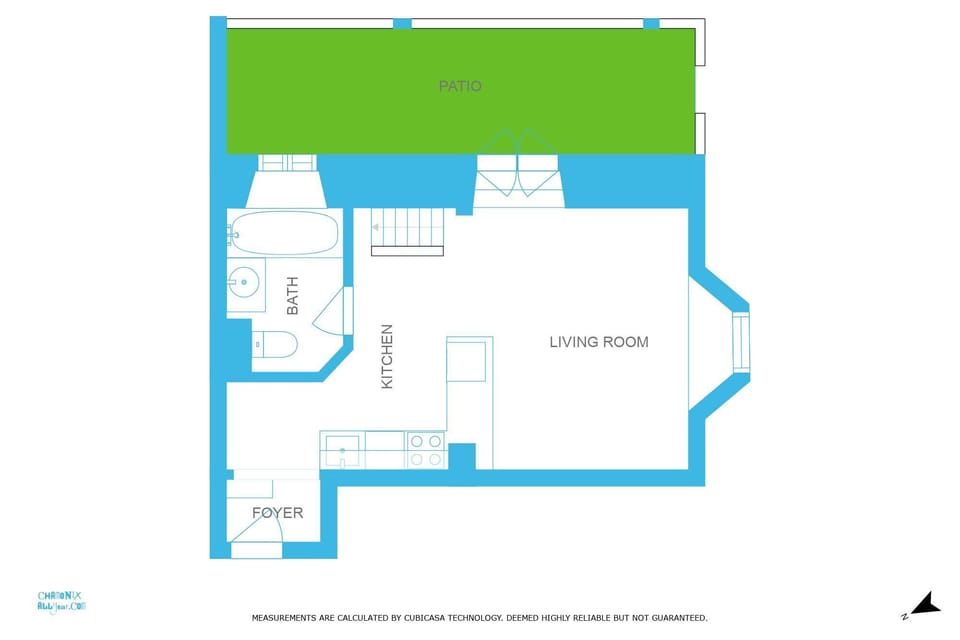 Lou Lou Apartment - main floor plan