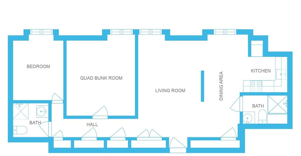 Mont Blanc 98 Apartment floorplan