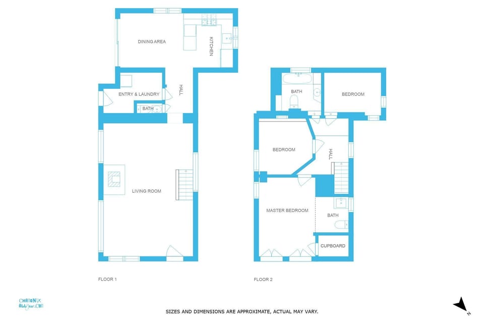 Chalet Martinique floorplan - scroll to end for detail