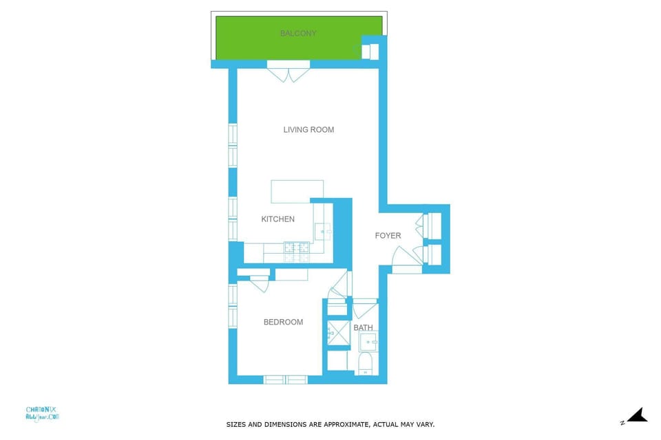 Saleina Apartment floorplan