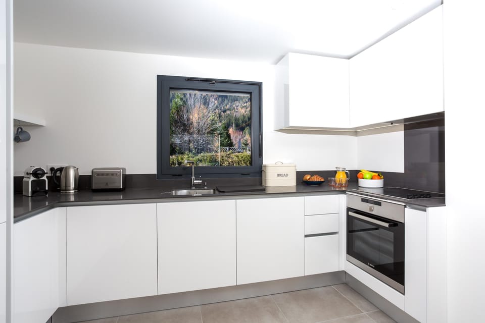 Modern kitchen is well-equipped with everything you need