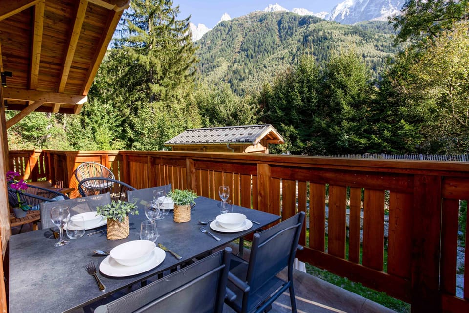 Balcony with Mont Blanc Views