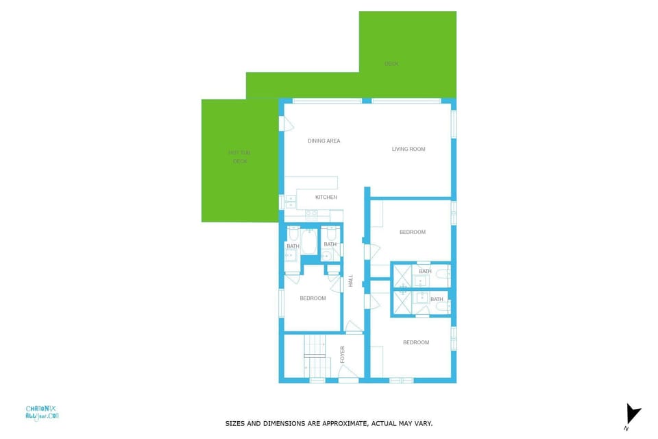 Chalet des Amis appt 1 floorplan