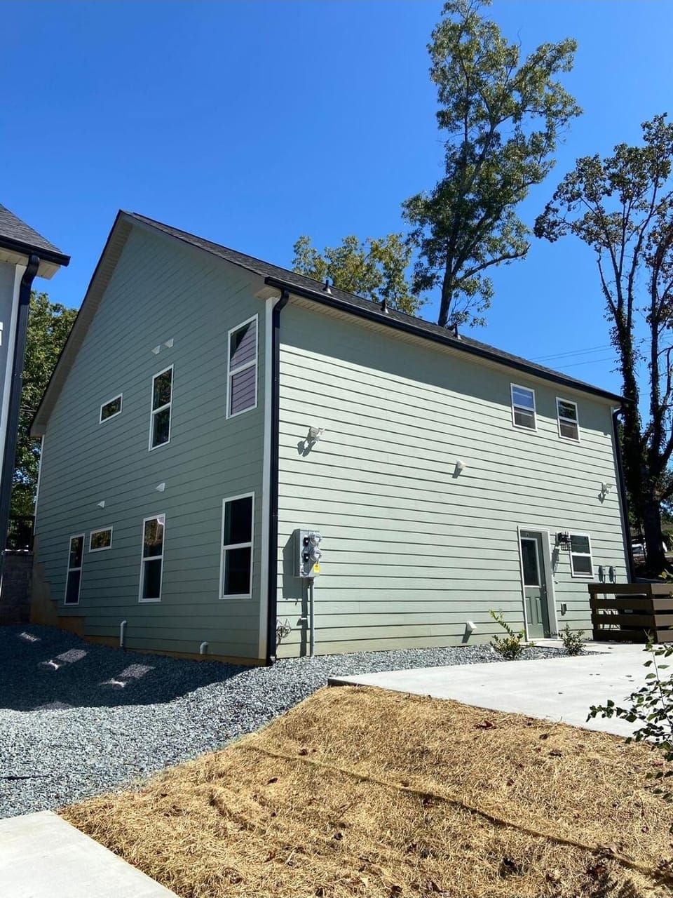 Building from the back.