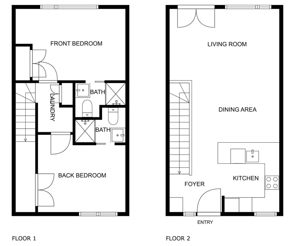 Floor plan of apartment