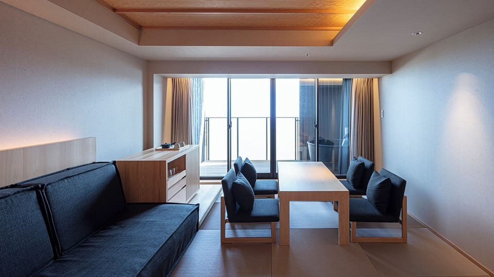Terrace Bath Premium Twin, Non Smoking | In-room safe, free WiFi, bed sheets